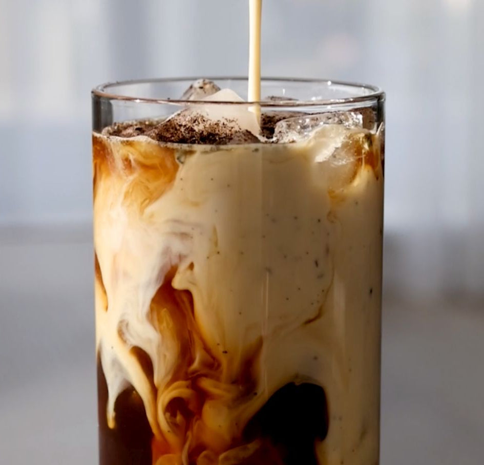 glass of coffee with milk